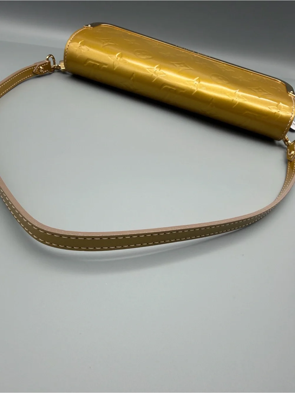 Louis Vuitton Rossmore Yellow Vernis Patent Shoulder Bag